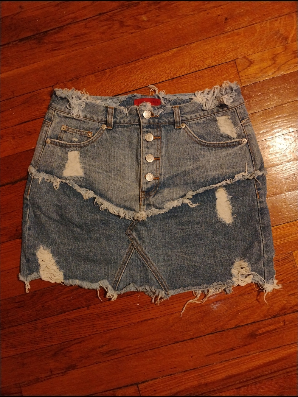 Signature8 Red Label on Denim Patch